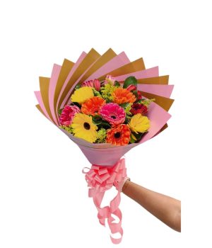 Ramo colorido de flores mixtas