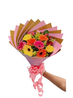 Ramo colorido de flores mixtas